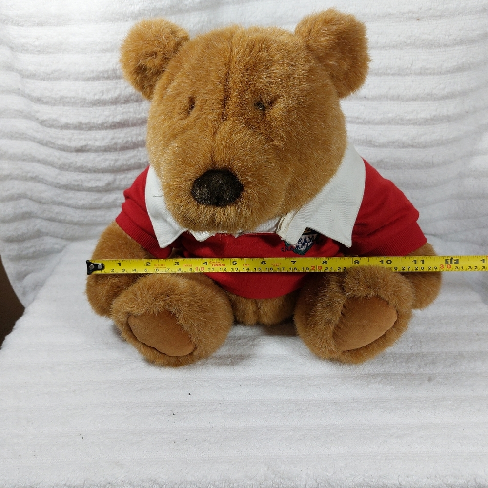 Vintage Lands End Rugby Gund Bear Plush 1995 Limited Edition Brownie Muldoon - Picture 8 of 8